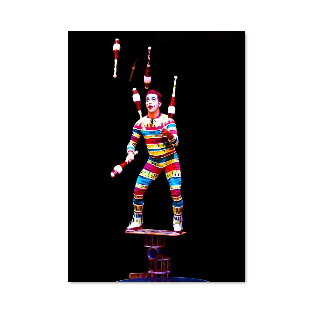 Poster Le Clown Équilibriste